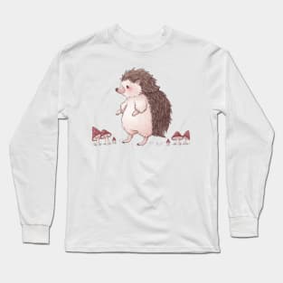 Cute Hedgehog Long Sleeve T-Shirt